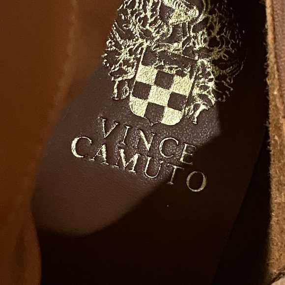 Vince Camuto Nerlinji Brown Leather Suede Ankle Boots Women’s Size 6.5 New - Picture 8 of 10